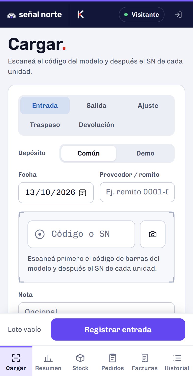 Kardo en el celular: la pantalla para cargar una entrada escaneando códigos.